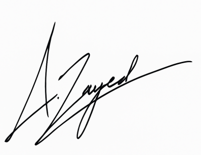 zayed singature